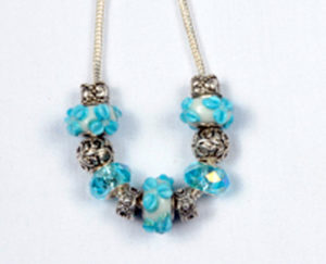 Arctic Ice Beaded Necklace