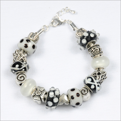 Ebony and Ivory Bracelet