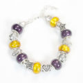 LSU Football Bracelet