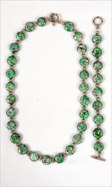Green_Mosaic_Stone_Beaded_Jewelry_Set