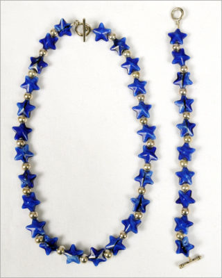 Royal Blue Star Jewelry Set