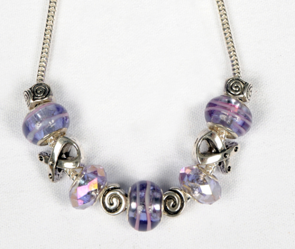 Pancreatic Cancer Awareness Necklace