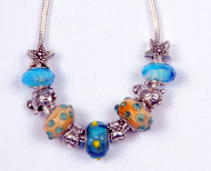 Tropical Beauty Charm Bead Necklace