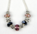 Twilight Treasure Charm Bead Necklace