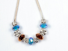 Trendsetter Charm & Bead Necklace