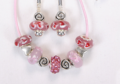 Sweetheart Pink Beaded Jewelry Set