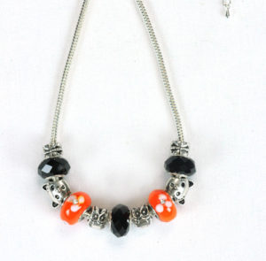Happy Halloween Beaded Necklace