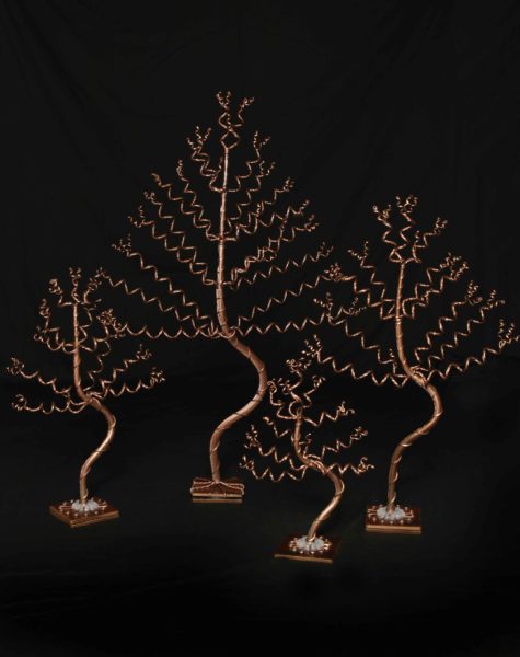 Bronze Forest Trees