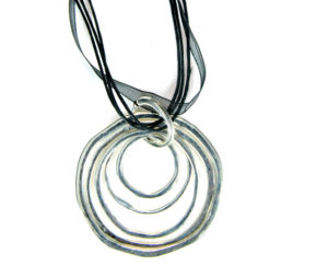 5 Circle Pendant Necklace- BEST SELLER!