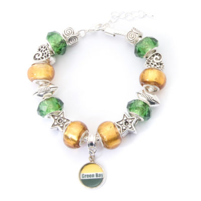 green bay packer bracelet WITH pendant
