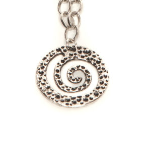 Silver Plated Spiral Necklace - BEST SELLER!