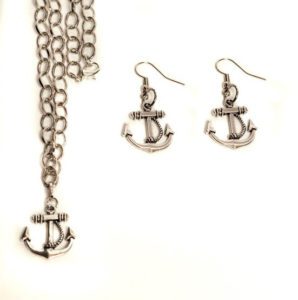Silver Plated Anchor Set