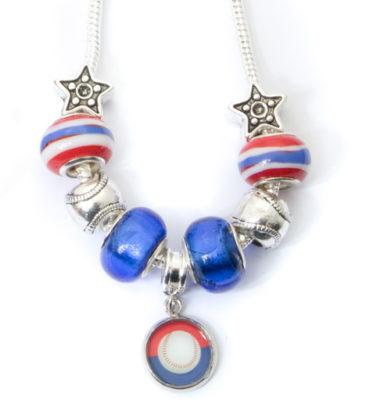 Chicago Cubs Necklace with Dangling Pendant