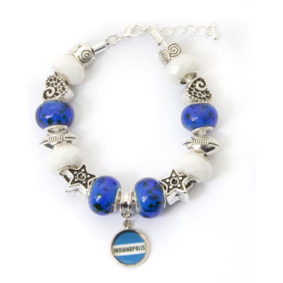 Indianapolis-Cots-Bracelet-with-Dangling-Indianapolis-Pendant