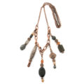 5-pendant-copper-colored-necklace-with-variety-of-black-earthtone-beads