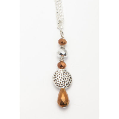 Necklace-with-Copper-and-Silver--Beads