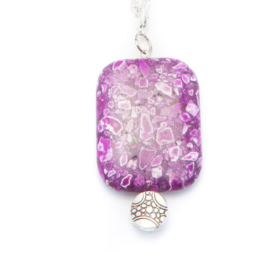 Necklace-with-Purple-Beads